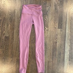 Lululemon High Rise Cross Cross Leggings